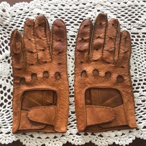 Vintage 1970s Lambskin Driving Gloves
